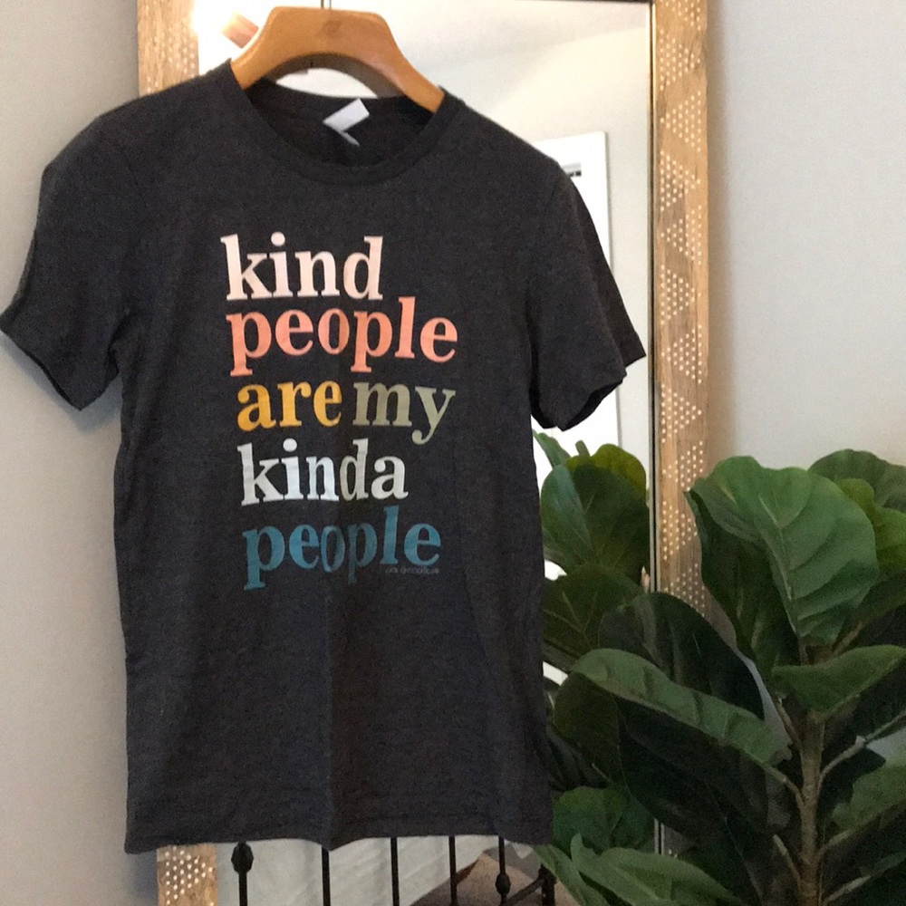 “Kind People” Charcoal Grey T-shirt